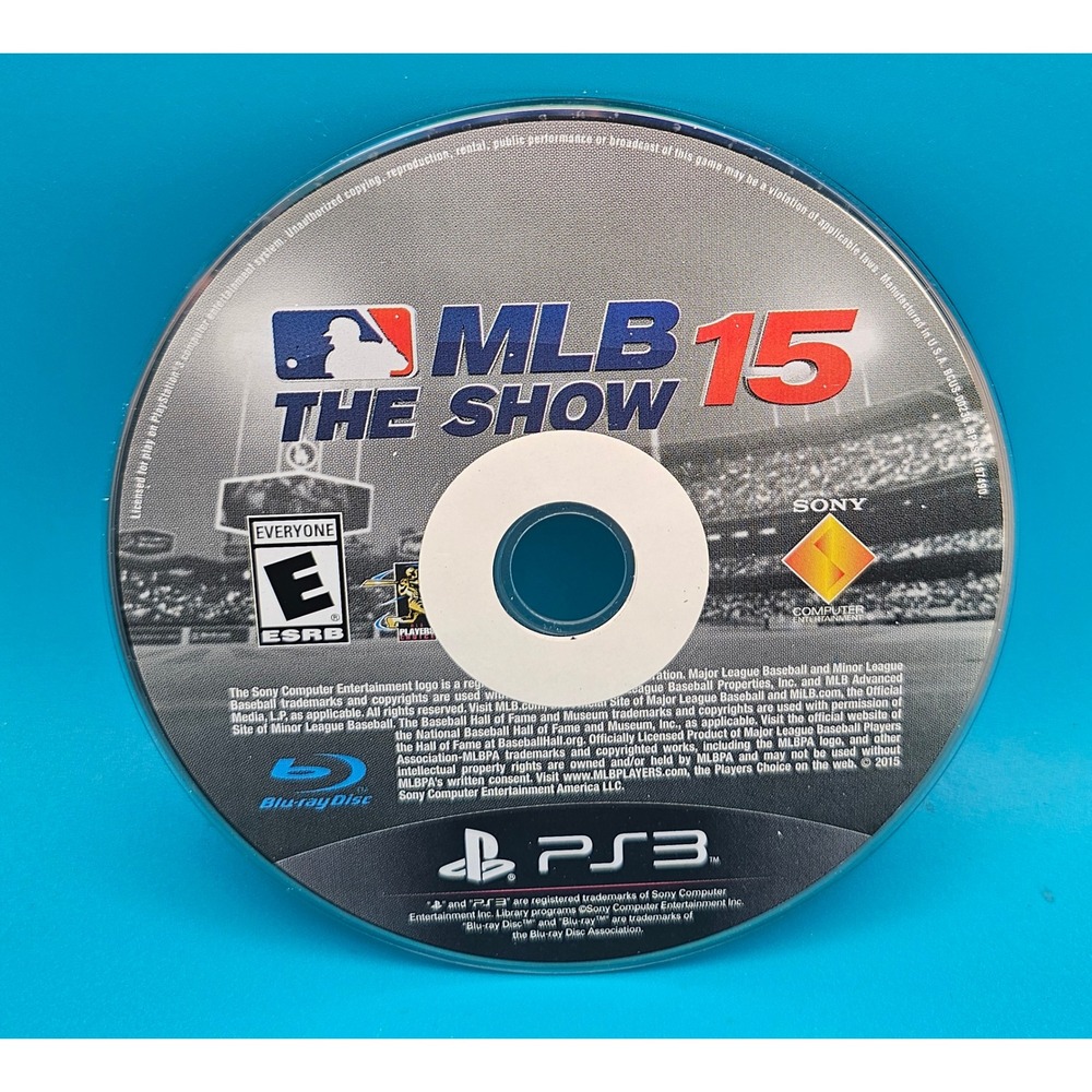 MLB 15 The Show Playstation 3 PS3 Baseball Video Game Disc
